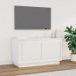 vidaXL Mobile Porta TV Bianco Lucido 80x35x45 cm in Legno Multistrato vidaXL Mobile Porta TV Bianco Lucido 80x35x45 cm in Legno Multistrato