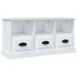 vidaXL Mobile Porta TV Bianco 100x35x50 cm in Legno Multistrato vidaXL Mobile Porta TV Bianco 100x35x50 cm in Legno Multistrato