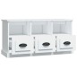 vidaXL Mobile Porta TV Bianco 100x35x50 cm in Legno Multistrato vidaXL Mobile Porta TV Bianco 100x35x50 cm in Legno Multistrato
