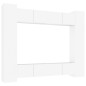 vidaXL Set Mobili Porta TV 8pz Bianco in Legno Multistrato vidaXL Set Mobili Porta TV 8pz Bianco in Legno Multistrato