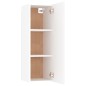 vidaXL Set Mobili Porta TV 8pz Bianco in Legno Multistrato vidaXL Set Mobili Porta TV 8pz Bianco in Legno Multistrato