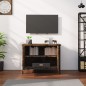 vidaXL Mobile TV con Ante Rovere Fumo 60x35x45 cm in Legno Multistrato vidaXL Mobile TV con Ante Rovere Fumo 60x35x45 cm in Legno Multistrato