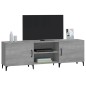 vidaXL Mobile Porta TV Grigio Sonoma 150x30x50 cm in Legno Multistrato