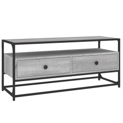 vidaXL Mobile Porta TV Grigio Sonoma 100x35x45 cm in Legno Multistrato