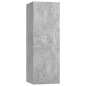 vidaXL Set di Mobili Porta TV 6 pz Grigio Cemento in Legno Multistrato vidaXL Set di Mobili Porta TV 6 pz Grigio Cemento in Legno Multistrato