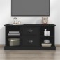 vidaXL Mobile Porta TV Nero 99,5x35,5x48 cm in Legno Multistrato vidaXL Mobile Porta TV Nero 99,5x35,5x48 cm in Legno Multistrato