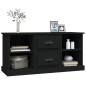 vidaXL Mobile Porta TV Nero 99,5x35,5x48 cm in Legno Multistrato vidaXL Mobile Porta TV Nero 99,5x35,5x48 cm in Legno Multistrato