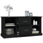 vidaXL Mobile Porta TV Nero 99,5x35,5x48 cm in Legno Multistrato vidaXL Mobile Porta TV Nero 99,5x35,5x48 cm in Legno Multistrato