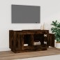 vidaXL Mobile Porta TV Rovere Fumo 80x35x45 cm in Legno Multistrato vidaXL Mobile Porta TV Rovere Fumo 80x35x45 cm in Legno Multistrato