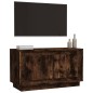 vidaXL Mobile Porta TV Rovere Fumo 80x35x45 cm in Legno Multistrato vidaXL Mobile Porta TV Rovere Fumo 80x35x45 cm in Legno Multistrato