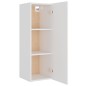 vidaXL Set di Mobili Porta TV 4 pz Bianco in Legno Multistrato vidaXL Set di Mobili Porta TV 4 pz Bianco in Legno Multistrato