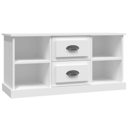 vidaXL Mobile Porta TV Bianco 99,5x35,5x48 cm in Legno Multistrato
