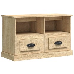 vidaXL Mobile Porta TV Rovere Sonoma 80x35x50 cm in Legno Multistrato