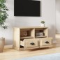 vidaXL Mobile Porta TV Rovere Sonoma 80x35x50 cm in Legno Multistrato vidaXL Mobile Porta TV Rovere Sonoma 80x35x50 cm in Legno Multistrato