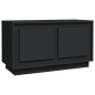 vidaXL Mobile Porta TV Nero 80x35x45 cm in Legno Multistrato vidaXL Mobile Porta TV Nero 80x35x45 cm in Legno Multistrato