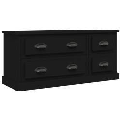 vidaXL Mobile Porta TV Nero 100x35,5x45 cm in Legno Multistrato