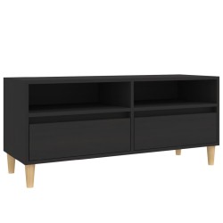 vidaXL Mobile Porta TV Nero 100x34,5x44,5 cm in Legno Multistrato