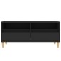 vidaXL Mobile Porta TV Nero 100x34,5x44,5 cm in Legno Multistrato