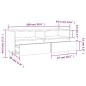 vidaXL Mobile Porta TV Nero 100x34,5x44,5 cm in Legno Multistrato