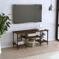 vidaXL Mobile Porta TV Rovere Marrone 102x35x45,5 cm Legno Multistrato vidaXL Mobile Porta TV Rovere Marrone 102x35x45,5 cm Legno Multistrato