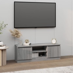 vidaXL Mobile Porta TV con Anta Grigio Sonoma 102x30x36 cm