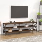 vidaXL Mobile Porta TV Rovere Marrone 160x40x50 cm Legno Multistrato vidaXL Mobile Porta TV Rovere Marrone 160x40x50 cm Legno Multistrato