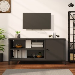 vidaXL Mobile Porta TV Nero 100x40x45 cm in Legno Multistrato