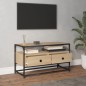 vidaXL Mobile Porta TV Rovere Sonoma 80x35x45 cm in Legno Multistrato vidaXL Mobile Porta TV Rovere Sonoma 80x35x45 cm in Legno Multistrato