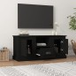 vidaXL Mobile Porta TV Nero 100x35,5x45 cm in Legno Multistrato vidaXL Mobile Porta TV Nero 100x35,5x45 cm in Legno Multistrato