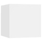 vidaXL Set di Mobili Porta TV 6 pz Bianco in Legno Multistrato vidaXL Set di Mobili Porta TV 6 pz Bianco in Legno Multistrato