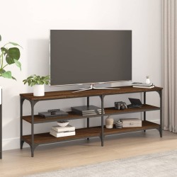 vidaXL Mobile Porta TV Rovere Marrone 140x30x50 cm Legno Multistrato