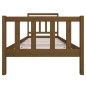 vidaXL Giroletto Miele in Legno Massello 90x190 cm 3FT6 Single