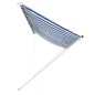 Tenda da Sole Retrattile 350x150 cm Blu e Bianco Tenda da Sole Retrattile 350x150 cm Blu e Bianco