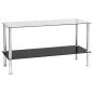 Tavolino da Salotto Trasparente 110x43x60 cm in Vetro Temperato Tavolino da Salotto Trasparente 110x43x60 cm in Vetro Temperato