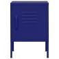 vidaXL Comodino Blu Marino 35x35x51 cm in Acciaio vidaXL Comodino Blu Marino 35x35x51 cm in Acciaio