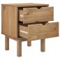 vidaXL Comodino OTTA 46x39,5x57 cm in Legno Massello di Pino vidaXL Comodino OTTA 46x39,5x57 cm in Legno Massello di Pino