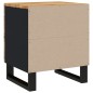 vidaXL Comodino 40x33x46 cm in Legno Massello di Acacia vidaXL Comodino 40x33x46 cm in Legno Massello di Acacia