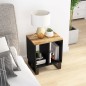vidaXL Tavolino 40x31x46 cm Legno Massello Mango e Legno Multistrato vidaXL Tavolino 40x31x46 cm Legno Massello Mango e Legno Multistrato