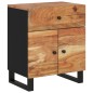 vidaXL Comodino 50x33x60 cm Legno Massello Acacia e Legno Multistrato vidaXL Comodino 50x33x60 cm Legno Massello Acacia e Legno Multistrato