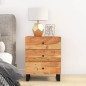 vidaXL Comodino 50x33x62 cm Legno Massello Acacia e Legno Multistrato vidaXL Comodino 50x33x62 cm Legno Massello Acacia e Legno Multistrato