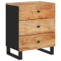 vidaXL Comodino 50x33x62 cm Legno Massello Acacia e Legno Multistrato vidaXL Comodino 50x33x62 cm Legno Massello Acacia e Legno Multistrato