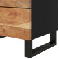 vidaXL Comodino 50x33x62 cm Legno Massello Acacia e Legno Multistrato vidaXL Comodino 50x33x62 cm Legno Massello Acacia e Legno Multistrato