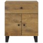 vidaXL Comodino 50x33x60cm Legno Massello di Mango e Legno Multistrato vidaXL Comodino 50x33x60cm Legno Massello di Mango e Legno Multistrato