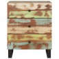 vidaXL Comodino 50x33x62cm Legno Massello Recupero e Legno Multistrato
