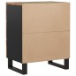 vidaXL Comodino 50x33x62cm Legno Massello Recupero e Legno Multistrato