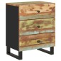 vidaXL Comodino 50x33x62cm Legno Massello Recupero e Legno Multistrato