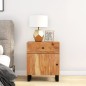 vidaXL Comodino 50x33x60 cm Legno Massello Acacia e Legno Multistrato vidaXL Comodino 50x33x60 cm Legno Massello Acacia e Legno Multistrato