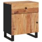 vidaXL Comodino 50x33x60 cm Legno Massello Acacia e Legno Multistrato vidaXL Comodino 50x33x60 cm Legno Massello Acacia e Legno Multistrato