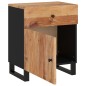 vidaXL Comodino 50x33x60 cm Legno Massello Acacia e Legno Multistrato vidaXL Comodino 50x33x60 cm Legno Massello Acacia e Legno Multistrato