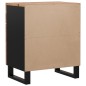 vidaXL Comodino 50x33x60 cm Legno Massello Acacia e Legno Multistrato vidaXL Comodino 50x33x60 cm Legno Massello Acacia e Legno Multistrato